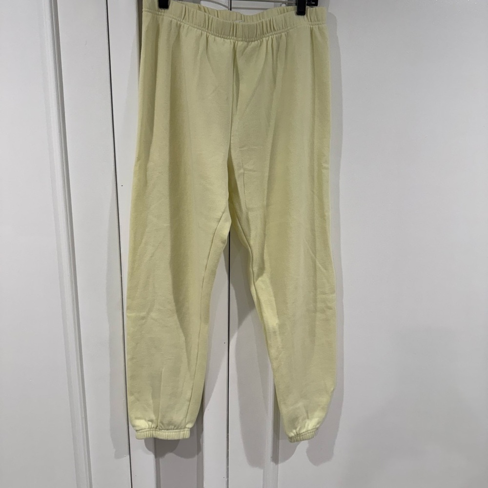 Z Supply lemon Yellow Track Pants